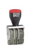Traditional Line Dater used with a separate stamp pad for small volume date stamping.