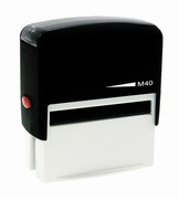 The convenience of stamping without the need of a stamp pad.  Available in BLACK, RED, BLUE, GREEN and PURPLE.