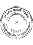 COMM-PA - Commissioner of Deeds - Pennsylvania<br>COMM-PA