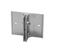 Hall or Corridor Wall Bracket available in 3 different heights and 2 different finishes contain two sided messages that are perpendicular to the wall and are seen in two directions down a hall in a hospital, courthouse, school, apartment building and more
