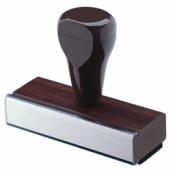 Customize this  wood handle stamp with your logo, custom text and more. Great size for name stamps, initials, numbering, data entry and  personal use for small and large companies. Ink pad required, sold separately.