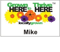 LGPA<br>Local Grown Plants<br>Name Badge<br>w/Magnetic Fastener