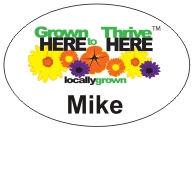 LGPB<br>Local Grown Plants<br>Name Badge<br>w/Magnetic Fastener