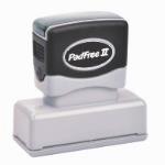 Perfect PadFree customizalbe stamp is suitable for return address and office stamps as well as stock title stamps APPROVED, RECEIVED, FRAGILE, FIRST CLASS MAIL, et.  Good for 20,000 impressions before reinking it makes a clear and crisp imprint and is cus