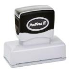 Perfect PadFree stamp for Kansas Notary as well as Colorado, Oklahoma and Missouri.  Good for 20,000 impressions before reinking it makes a clear and crisp imprint and is customizable for return addess stamps, signatures, directional and bar coding.