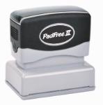 This larger superior stamp made in Wichita KS is super for bank and insurance stamps as well as medical offices and food ingredient stamps.  Nice, clean impressions for paper and non-porous glossy stationery for personal use and crafting.
