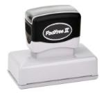 The PadFree choice for larger notary stamps such as Oklahoma as well as endorsement, bar coding, photography, appraisals and realtor closings.  Comes in a variety of colors and no stamp pad required.  Reinkable and great turn around times.